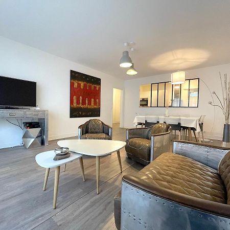 L'Ideal 112 - 85M2, 2 Chambres, Parking & Cabine De Plage Deauville Kültér fotó