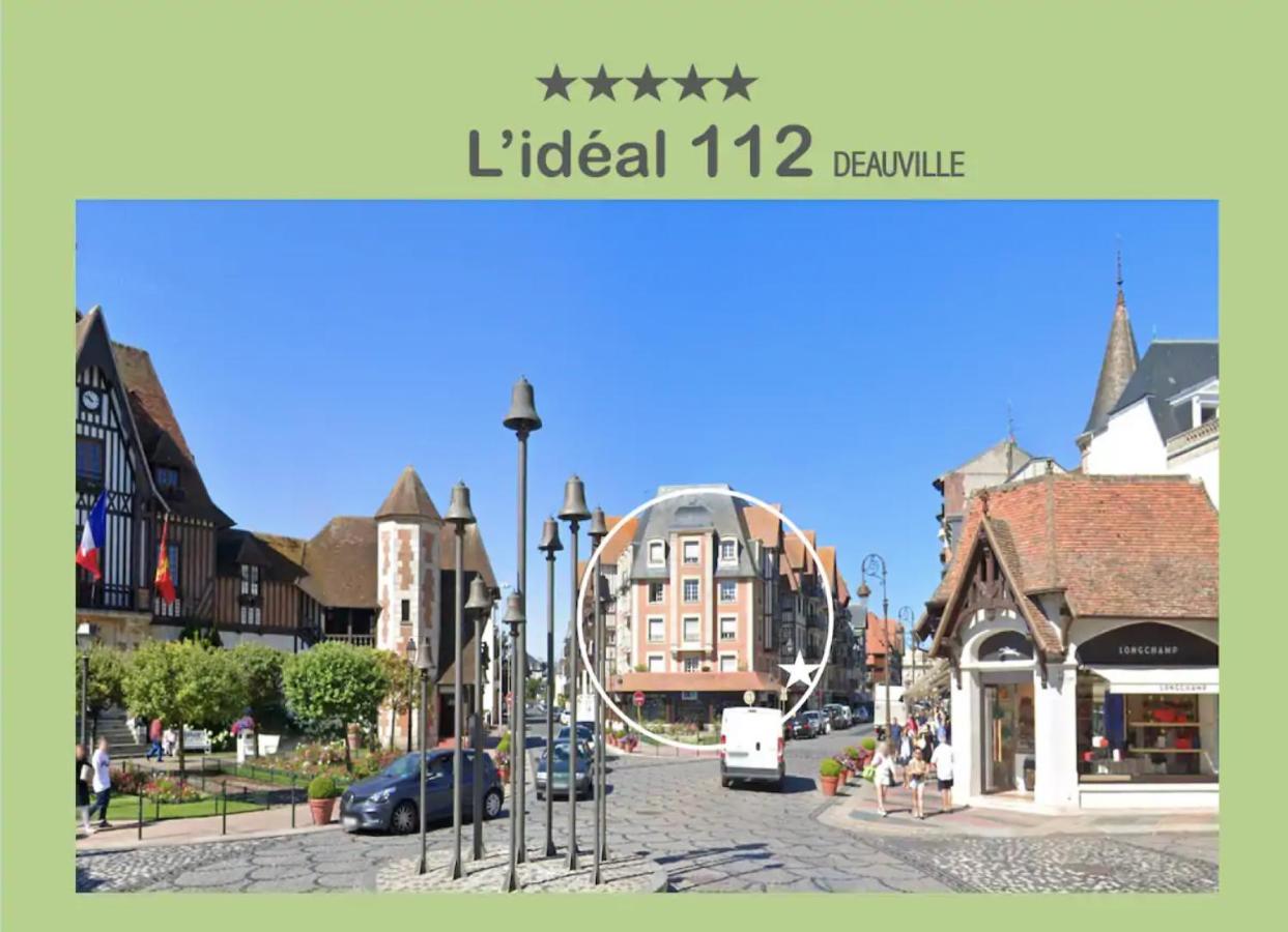 L'Ideal 112 - 85M2, 2 Chambres, Parking & Cabine De Plage Deauville Kültér fotó