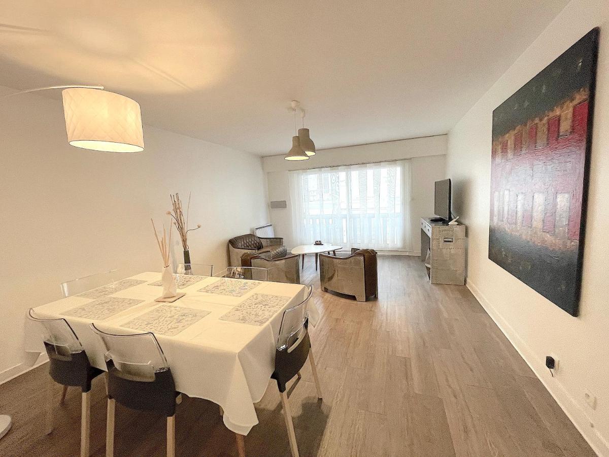 L'Ideal 112 - 85M2, 2 Chambres, Parking & Cabine De Plage Deauville Kültér fotó