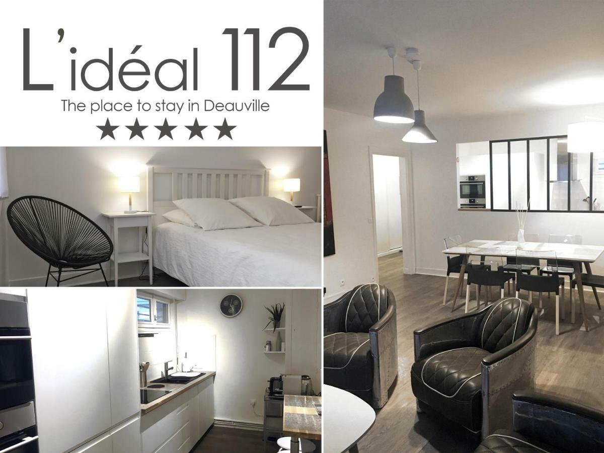 L'Ideal 112 - 85M2, 2 Chambres, Parking & Cabine De Plage Deauville Kültér fotó
