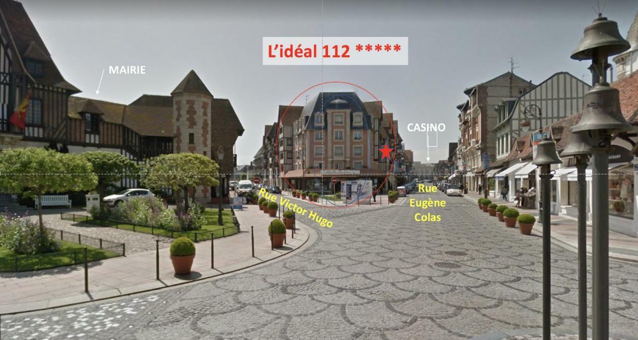 L'Ideal 112 - 85M2, 2 Chambres, Parking & Cabine De Plage Deauville Kültér fotó